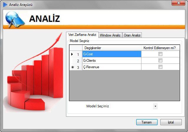 66 Kullanıcı tarafından seçilen modele ait arka planda algoritmalar çalışacak ve