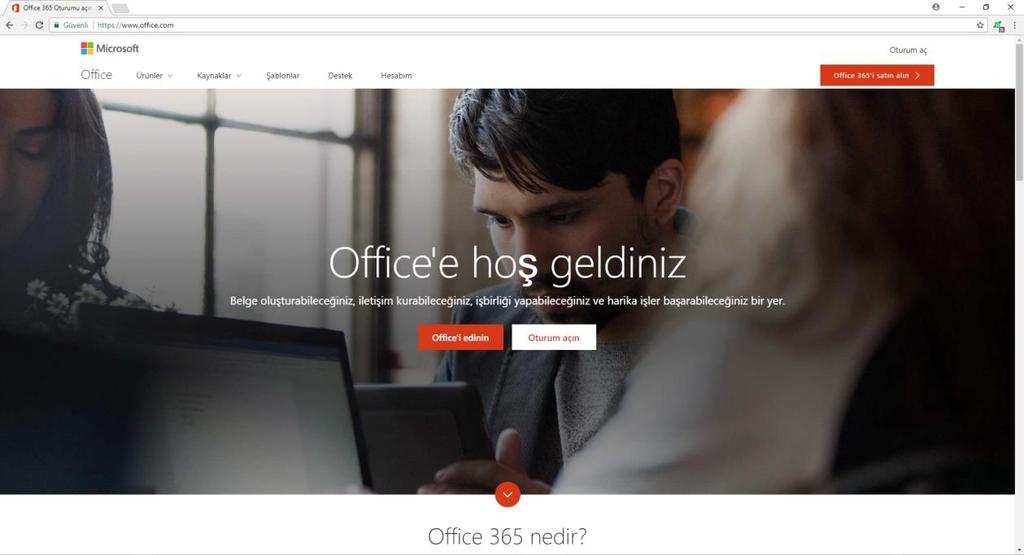 2 Office 365 Özellikleri ve Kullanımı Office 365 mail adresi açıldıktan sonra