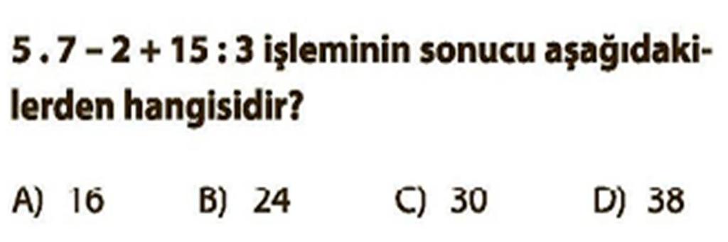 İşlem Önceliği-1