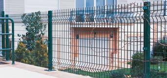 Teknik Bilgiler Eurofence çit sistemlerinde kullanılan paneller, TSE ye uygun olarak çekilmiş düz yüzeyli 4.0, 4.5, 5.0 veya 6.0 mm kalınlığındaki çubukların 15 x 5 cm, 15 x 5.