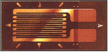 Strain gage in iç yapısı Bisikletin sağlamlık testinde