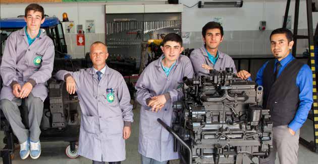 TürkTraktör Tarım Makineleri Laboratuvarı kaynağı yaratmaktır. 9 ilde 11 meslek lisesinde kurulan Fiat Laboratuvarları ndan 2014 yılı itibariyle toplam 806 öğrenci ve eğitmen faydalanmıştır.