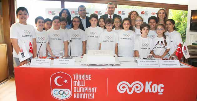 Türkiye Milli Olimpiyat Komitesi Sponsorluğu lerine, sergilerine, sempozyumlarına ve önemli gelişmelere de yer vermektedir.