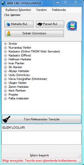 Geliştirilen CBS Eklentisi üzerinde 14 veri katmanı, 74 farklı veri tipi bulunmaktadır.