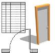 (taranmış) Kapı Piksel Çizim Kapı
