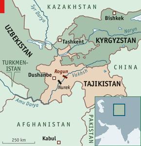 Tacikistan Ekonomisi ROGUN BARAJI - Rogun Barajı 1959 yılında planlanmış olup inşasına 1976 yılında başlanmıştır. - Proje birçok defa çeşitli sebeplerle sekteye uğramıştır.