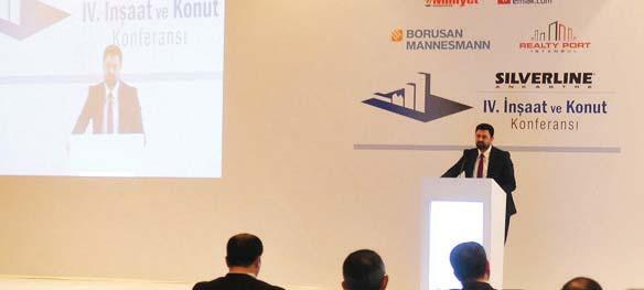 İnşaat ve Konut Konferansı na Borusan Mannesmann ve Realty Port Genel Sponsor olarak, AKG Gazbeton, Berdan Civata Tarsus, Enka, EEC Systems, HMF Hyundai Asansör, Netbar, Sarmak Kompresör ve
