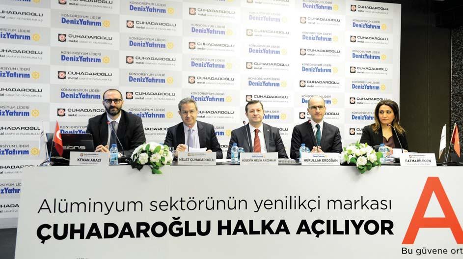 sektör gündemi Çuhadaroğlu Borsa yolunda Külçe alüminyumdan profil üretimi ve cephe sistemleri uygulamasına kadar tam entegrasyona sahip Çuhadaroğlu halka açılıyor.