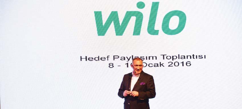 sektör gündemi Wilo nun Hedef Paylașım Toplantısı nda 2015 yılı değerlendirildi Pompa sistemleri sektörünün öncü șirketi Wilo, 2016 Hedef Paylașım Toplantısı nı Çanakkale de gerçekleștirdi.