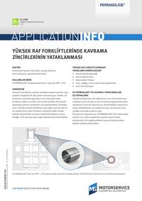 PL TR FL 1709 Yüksek raf forkliftlerinde kavrama