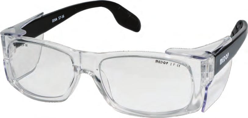 GÖZ KORUMA DIVA NUMARALI/NÖTRAL GÖZLÜK %0 METAL Ağırlık 25 g EN166 01 02 01_ Darbelere karşı dirençli polikarbonat gözlük sapları.