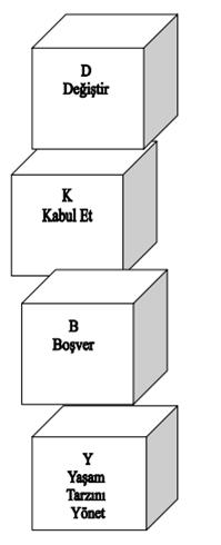 DKBY (Değiştir-Kabul Et-Boşver- Yaşam Tarzını Yönet) Modeli BRAHAM IN GELİŞTİRDİĞİ DKBY, BİREYLERİN