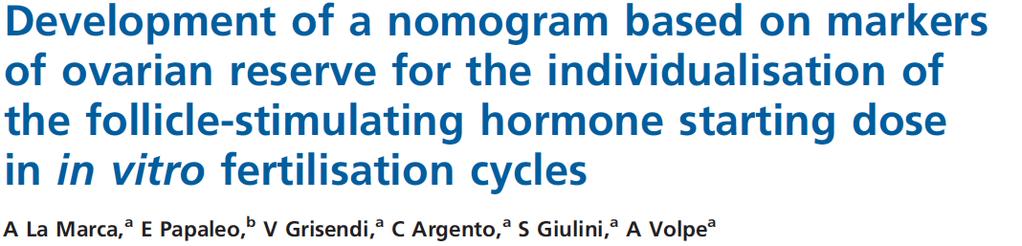 GnRH-agonist protocol AMH is significant contributor of ovarian