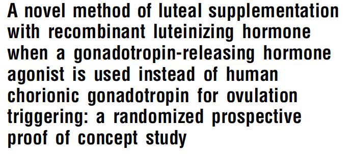 Papanikolau et al 2012 Rec-LH Luteal Destek