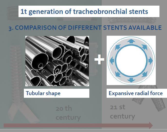 1. Jenerasyon trakeobronşial stentler 3- Farklı