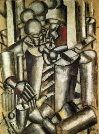 Norbert Lynton Picasso ve Braque nin resimlerini şöyle açıklamıştır: Resimlerindeki kopukluk ve karmaşıklık, bir yandan maddi gerçeklerle belirli belirsiz oynamaları bir yandan da düz çizgilerden ve