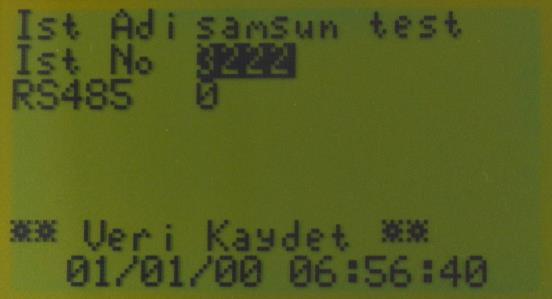 1.3. Yeni Kurulum Ana Menüde 2. sırada bulunan Yeni Kurulum menüsü, cihazın yeni kayıt başlatması ve kullanıcının özel kimlik bilgileri girilmesi için kullanılır (Şekil-8).