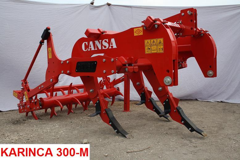 KARINCA 300-M 3 Shank with land roller, with MECHANICAL adjustment of the working