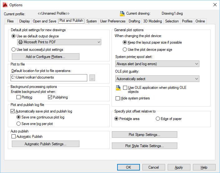 AutoCAD 2014 Kullanımı Option (AutoCAD