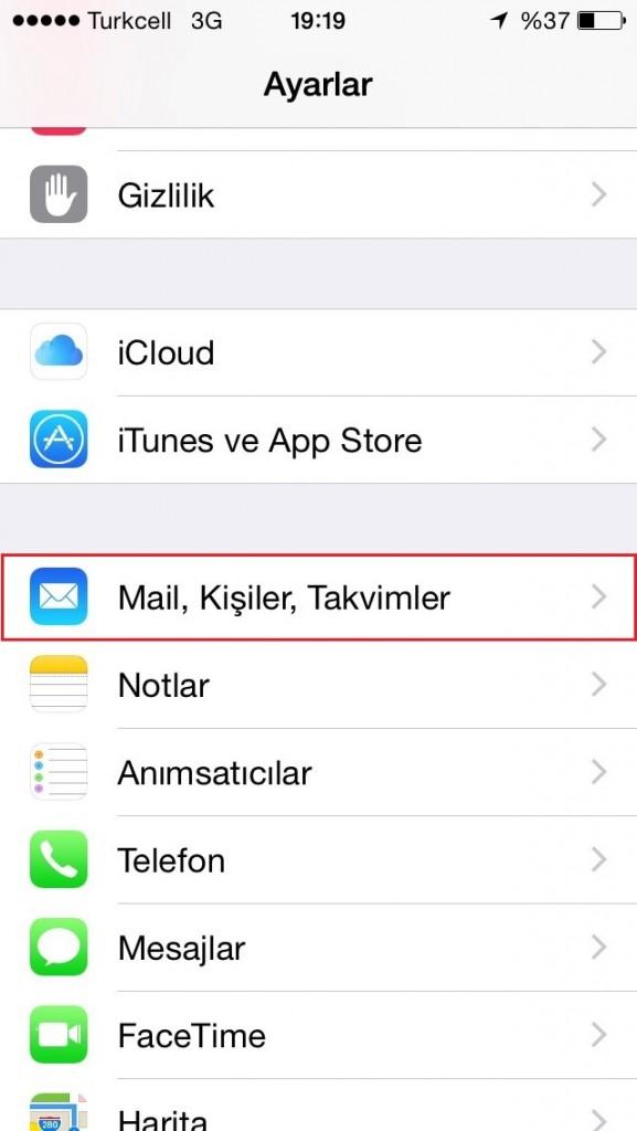 2. Mail, Kişiler,