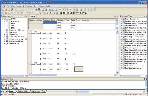 Interrupt program Programlama alanı Proje yönetim penceresi Komut kütüphanesi Bilgi