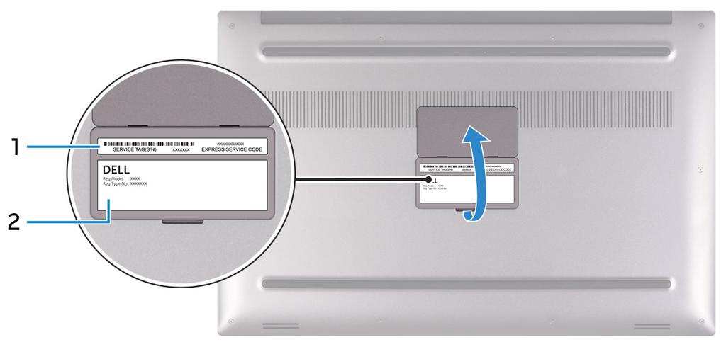 Alt 1 Servis Etiketi Servis Etiketi, Dell servis teknisyenlerinin bilgisayarınızdaki donanım bileşenlerini tanımlamalarını ve garanti bilgilerine