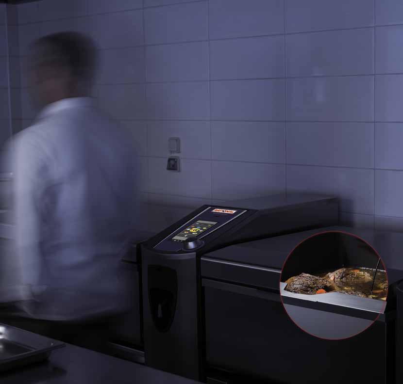 VarioCookingControl entegre akıllı pişirme sistemi, sıcaklığı hassas bir şekilde ayarlar ve ertesi