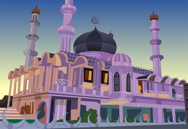 Ahmadiyya Anjuman Isha at Islam Cami Surinam Yüzde 20