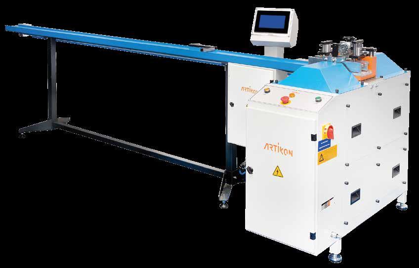 BS 401 DİJİTAL ÇITA KESME MAKİNASI MOULD - FREE DIGITAL GLAZING BEAD SAW (KALIPSIZ SİSTEM - WITHOUT MOULD SYSTEM) Servo motor ile hassas ve doğru kesim Çıtayı montaja uygun açı ile pozisyonlamaya