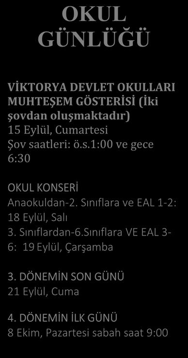 DÖNEMİN SON GÜNÜ 21 Eylül, Cuma MÜDÜRÜN KÖŞESİ Yazarlar ın Sergisi 6 Eylül 2018, Perşembe Geçtiğimiz Cuma günü öğrencilerimiz yazmış oldukları makalelerini, velileri ve bakıcıları ile paylaştılar.