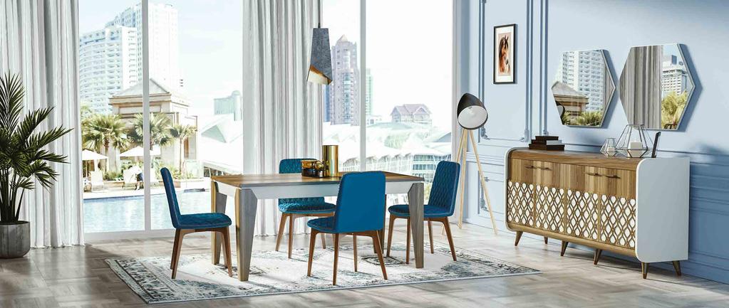 ALCANO DINING ROOM SET Showcase