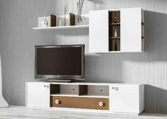 SARA TV Table TV Sehpası 477 2000 502 Wall Shelf