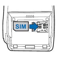 3 SİM Kartın Takılması Cihazın bataryasını aşağıdaki şekilde çıkarınız: SİM kartı resimde gösterildiği şekilde yuvasına yerleştirip bataryayı tekrar takınız: 2.