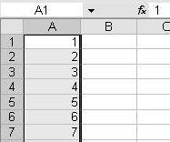 Excel'in sayı, sayı ve metin birleşimi, tarih veya saat serilerini, otomatik olarak devam ettirebilir.