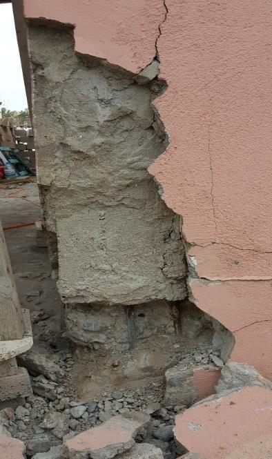 donatılarda korozyon, beton içinde 100 mm boyutuna varan iri agregalar Baraj konutlarının temel kirişleri, yatay ve düşey