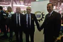 Hayvancılık Bakanımız Dr. Ahmet Eşref FAKIBABA tarafından karşılanarak Türk özel sektör temsilcilerinin stantları gezdirildi.
