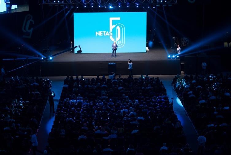 Netaş 50. yılını büyük coşkuyla kutladı Netaş, 50. yıldönümünü Mayıs 2017 de Netaş 50.Yıl Özel Konseri kapsamında MFÖ nün sevilen şarkılarıyla İstanbul da kutladı.