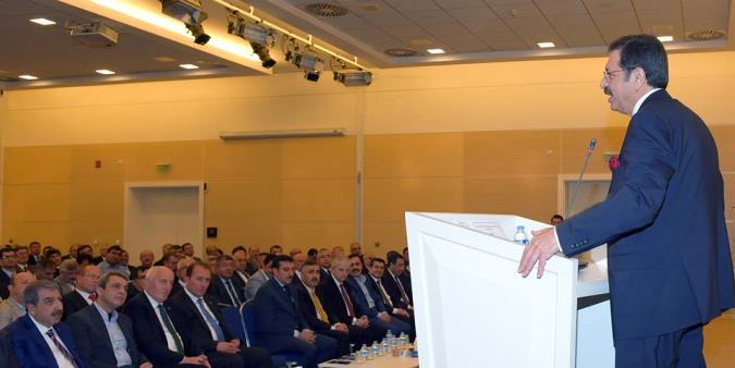 Ticaret Odamız Yönetim Kurulu Başkanı Mustafa Tütüncü 09.05.2016 tarihinde Ankara da katıldı. TOBB.