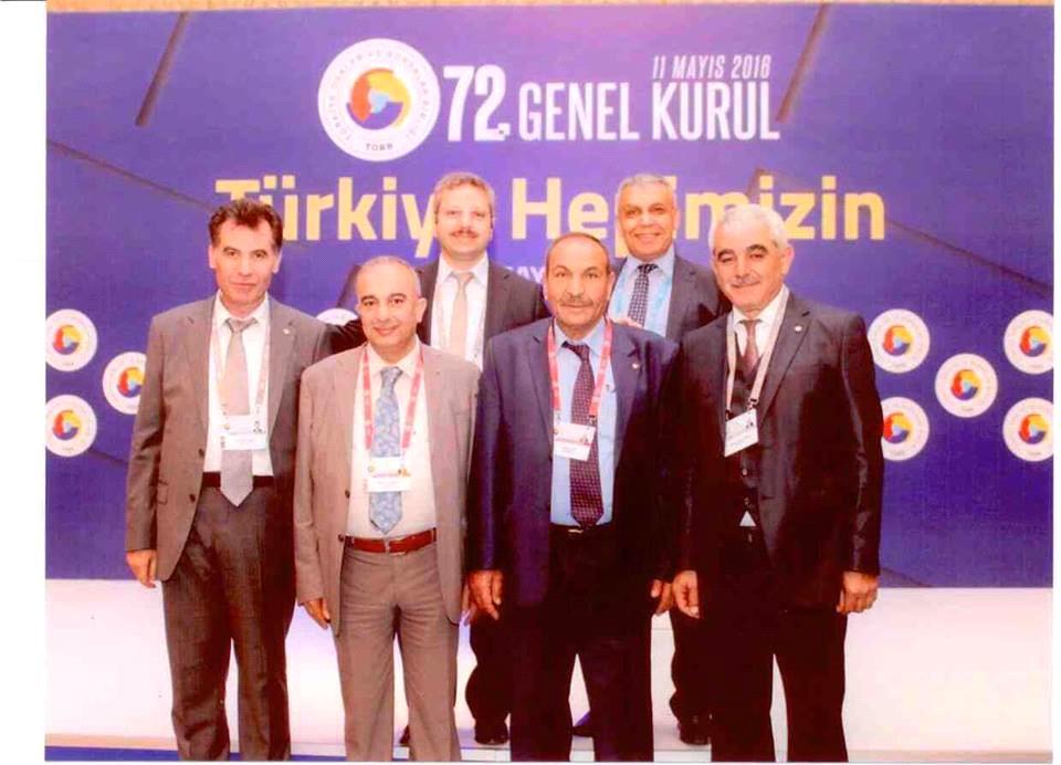 TOBB.72.GENEL KURULUNA KATILDIK Türkiye Odalar ve Borsalar Birliği nin 11.05.