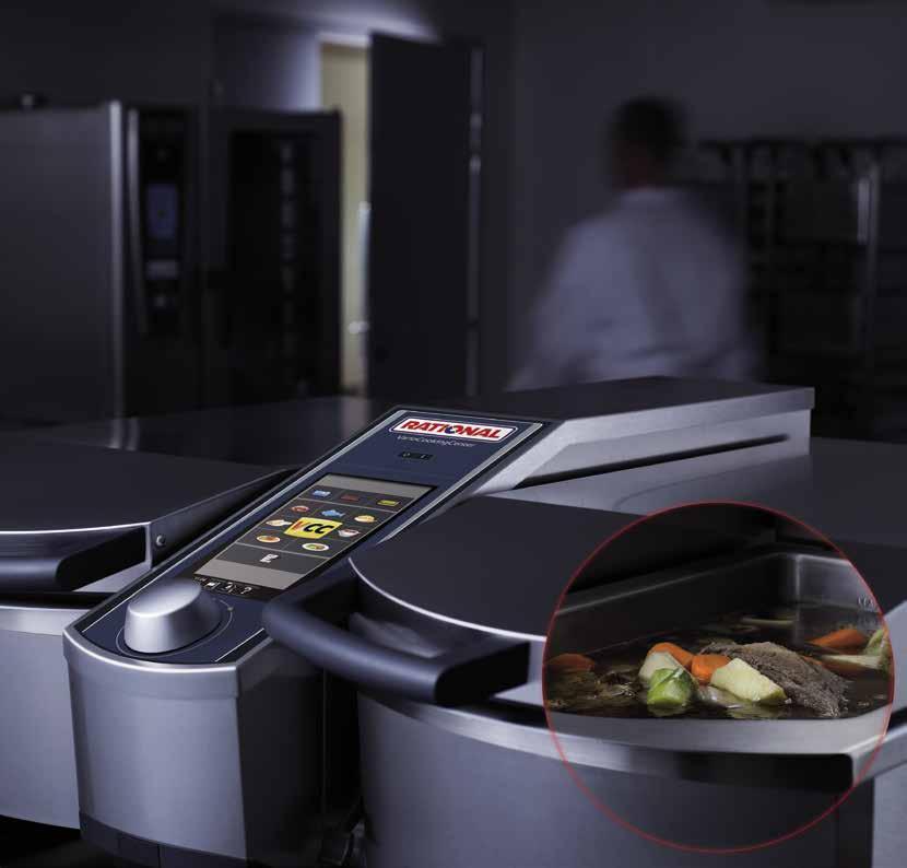 VarioCookingControl entegre akıllı pişirme sistemi, sıcaklığı hassas bir şekilde ayarlar ve ertesi