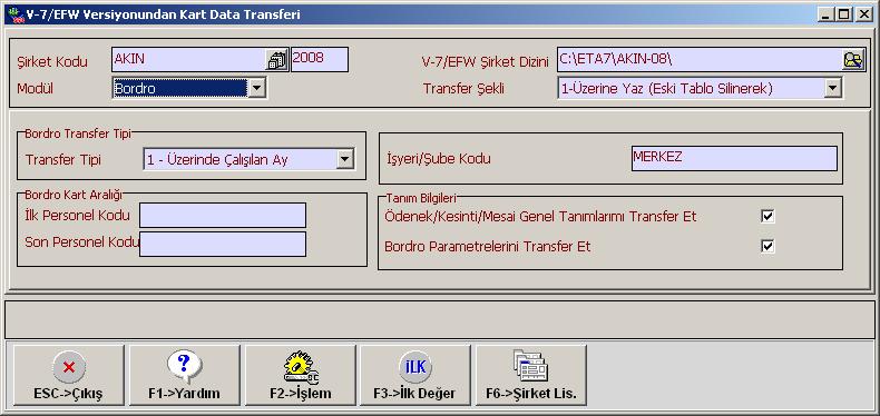 isteniyorsa Döviz Kodu ve Döviz Türü alanları doldurulur. e.