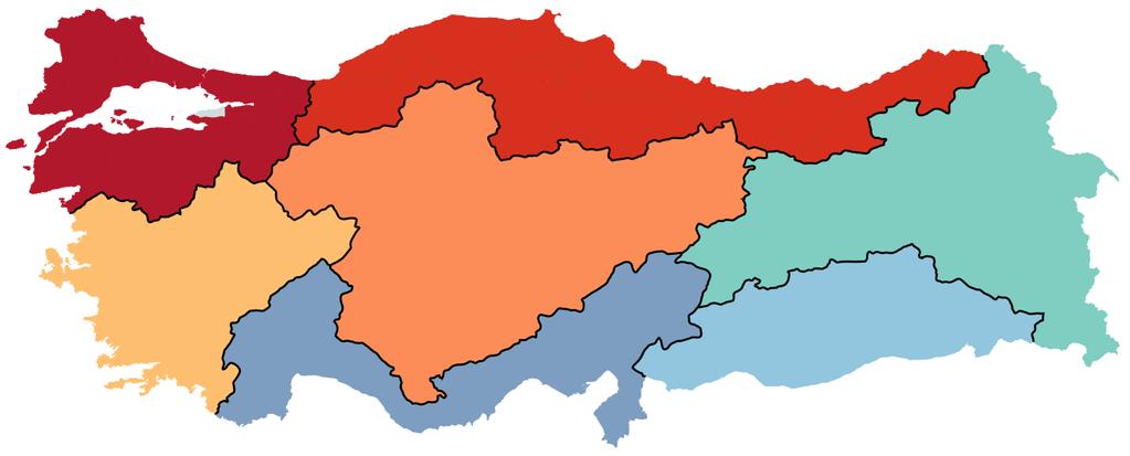 Karadeniz Marmara TOPLAM OSB Sayısı 27 20 49 24