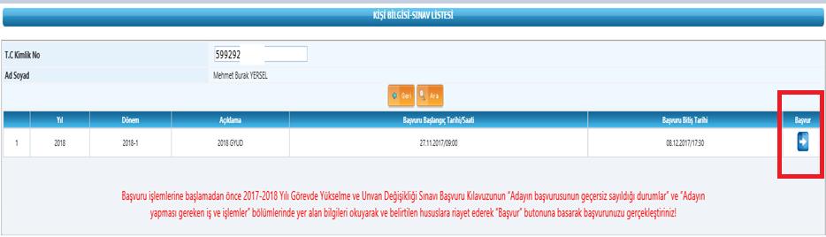 4.2. e-içişleri Hesabı Olmayan Adayların Başvuru İşlemleri: e-içişleri kullanıcı hesabı olmayan adayların başvuru