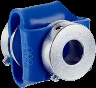 KUP-0610-5312982 Çift gözlü bağlantı, mil çapı 6 mm / 10 mm, maksimum şaft kaçıklığı: