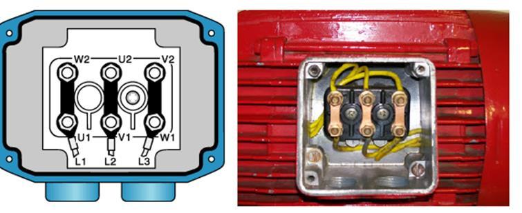 Motorun çalışacağı şebekenin gerilimi, motorun yıldız veya üçgen gerilimlerinden hangisine uygunsa motor, şebekeye buna göre bağlanarak çalıştırılmalıdır.