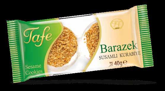 Net:40g Barazek SUSAMLI KURABİYE SESAME