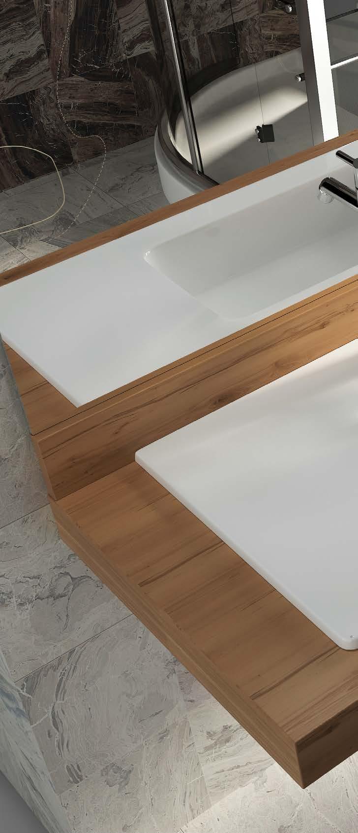 158 SERAMİK ÜRÜNLER ARCHISOL AKILLI ÇÖZÜMLER Archisol serisi farklı incelik ve tasarımlardaki lavabo ve asma klozet alternatifleriyle banyolardaki uyumu