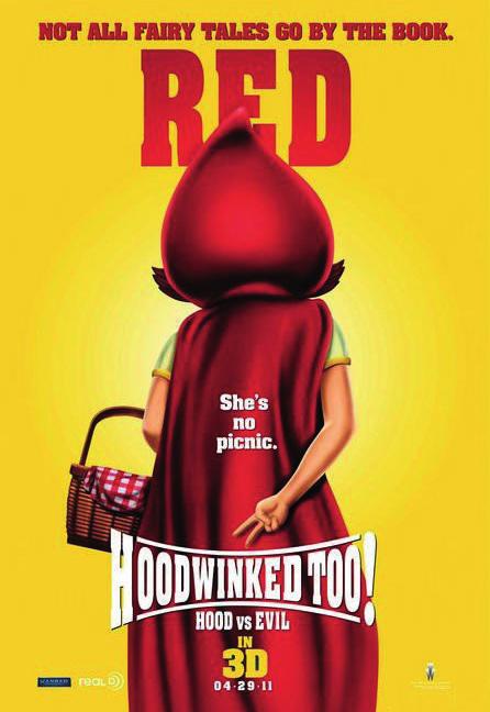 3D FİLM GÖSTERİMİ 7+ 25 MART PAZAR Saat: 12: 00 Kardelen 1 "Kırmızı Başlıklı Kız" 3D Çizgi Film Gösterimi Çocukluğumuzun klasik masallarından Kırmızı Başlıklı Kız bu sefer