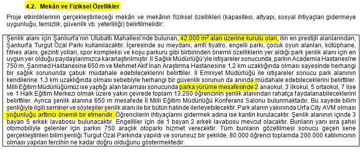 Örnek Proje Yapılabilirlik Desteklenen bir 4007 projesinin