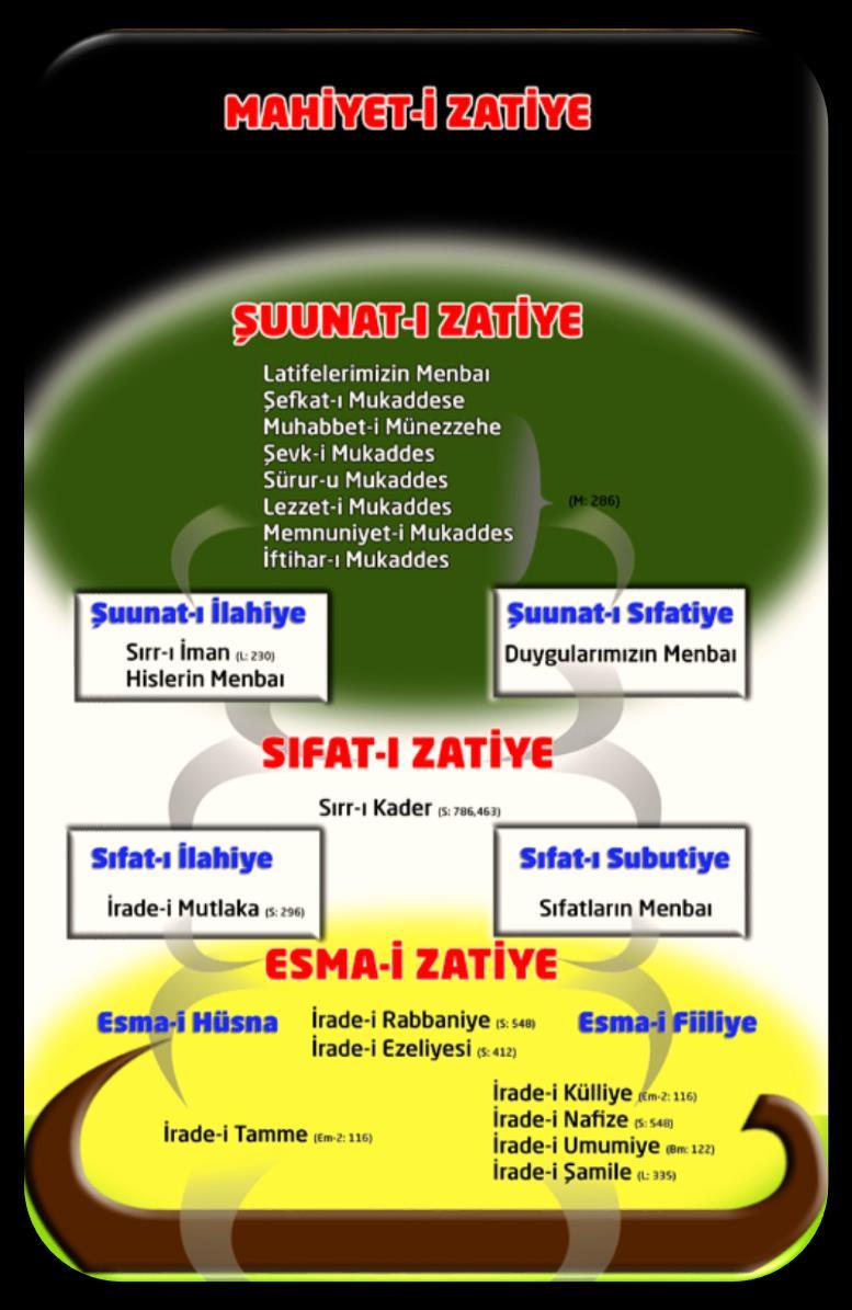 Buradan haberimiz olmadı, olmayacak. Buradan alametler var. Biz Allah hakkında aldığımız haberleri Kur an ile alıyoruz. O da buradan oluyor. Burada Kelam sıfatı vardır. Kuran buradan geldi.